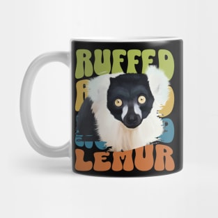 Black and White Ruffed Lemur Mug